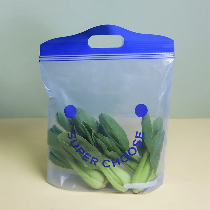 Portable standing double keel zipper seal bag Portable standing double keel zipper seal bag